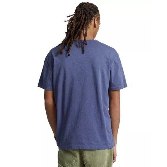 NWT POLO RALPH LAUREN Men's XL Classic Fit T-Shirt NORTH PORT Garment Dyed Navy - Picture 6 of 15